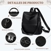 Mochilas para Mujer Mochila Antirrobo Mujer Mochilas de Cuero Informales