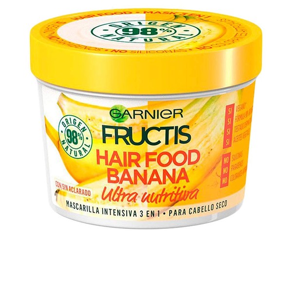 Fructis Hair Food Banana Mascarilla Cabello Seco 390 Ml