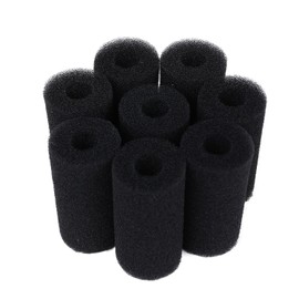 QIHYCUF 8 Pack Pre-Filter Sponge Aquarium Pre Filter Foam Rolls 0.6” Intake Replacement Sponges for Fish Tank Filter Accessories (1.6''Dx3.1''Hx0.6''Intake)