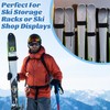 Adjustable Ski Ties, 2 Pack Ski Belts, Ski Strap Fasteners,