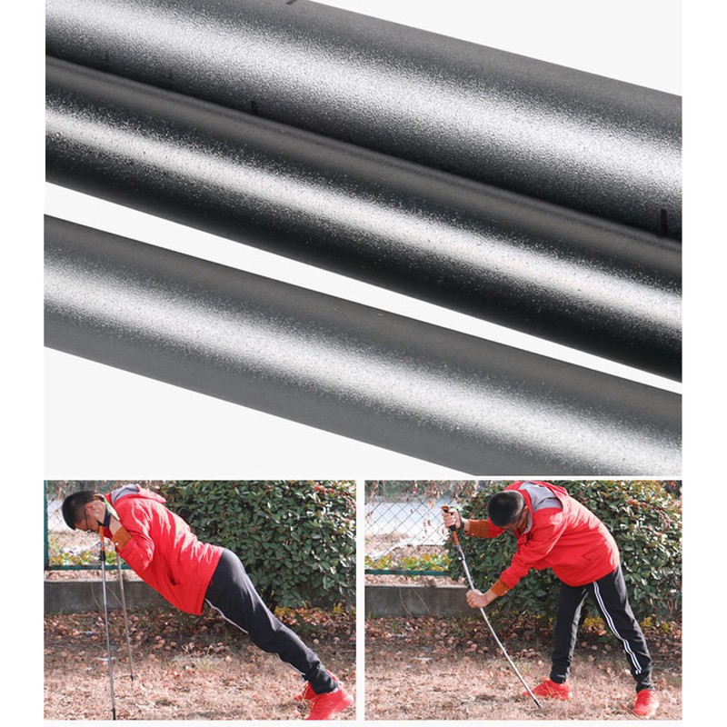 Hiking Stick Aluminum Alloy Portable Lightweight Telescopic Walking Stick for