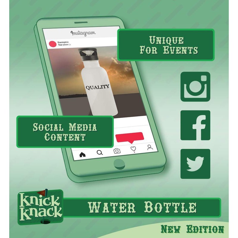 got chain pump? - 20oz Stainless Steel Water Bottle, Silver