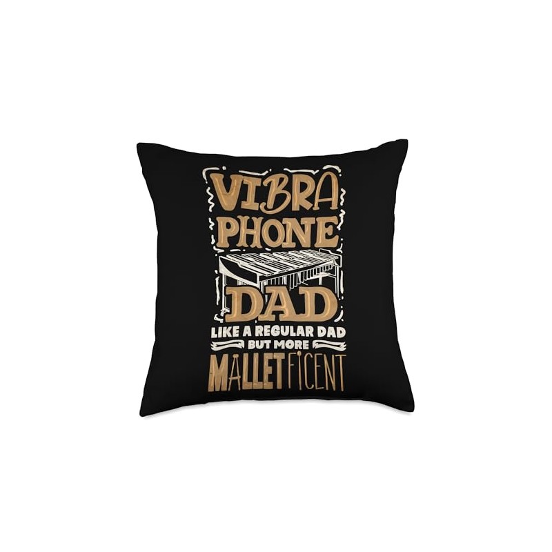 Vibraphone Player Vibraphonist Vibraphone Fathers Day Throw Pillow