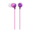 Sony MDREX15LP Audífonos intrauditivos de Silicón, color Morado