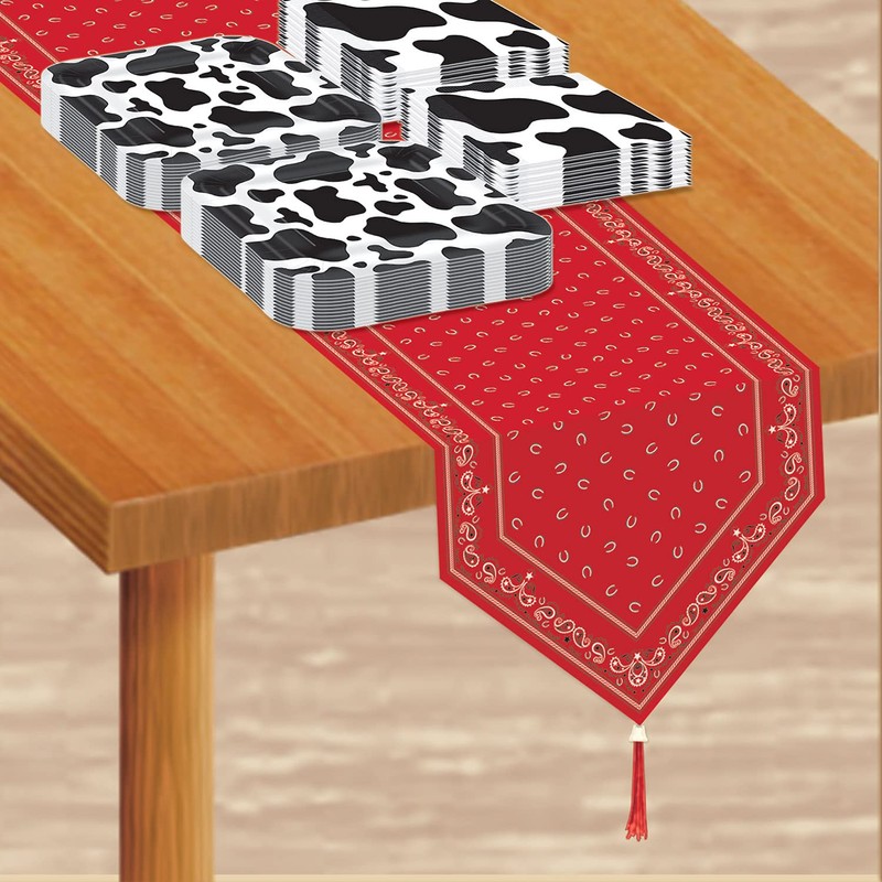 Beistle Cow Print Plate, 7-Inch