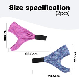 Annlpoy VR Sweat Protection for Meta Quest 3/Quest 3S, Pack of 2 VR Sweatbands, Breathable VR Sweatbands and Eye Masks, Colourful Accessories for VR Headsets