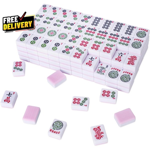 Does not apply American Mahjong Tile Set with 166 Pink