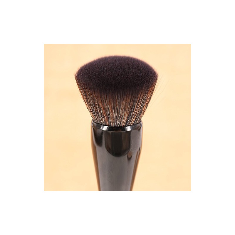 Vela Yue Brocha Maquillaje Base Polvos Bronceador Contouring Oblicuo Kabuki