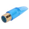 Saxophone Mouthpiece Bb Alto ABS Blue Transparent Musica Instrument Accessories