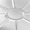 Relaxdays Aluminium Trays, Set of 25, H x Diameter: 3