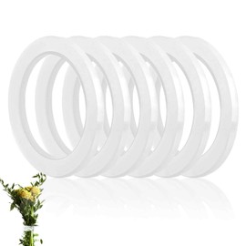 Clear Floral Tape, 6 Rolls 1/4" Wide 54 Yd Thin Flower Tapes Waterproof Floral Tape for Fresh Flowers Floral-Arrangements Supplies for Bouquets, Vase, Binding Fresh Flower, Corsages, DIY Crafts