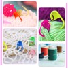 Mnuizu 112pcs Knitting Markers Locking Clips Set with Crochet Pins