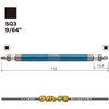 Vessel GS10PSQ3110F 40V Double-Ended Square Rigid Bit SQ3 x 110