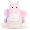 Warmies Plüsch Pinker Schmetterling Mikrowellengeeignet Groß, Gewichtetes Kuscheltier zur Beruhigenden