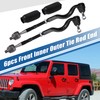 X AUTOHAUX 6pcs Front Inner Outer Tie Rod Ends Kit
