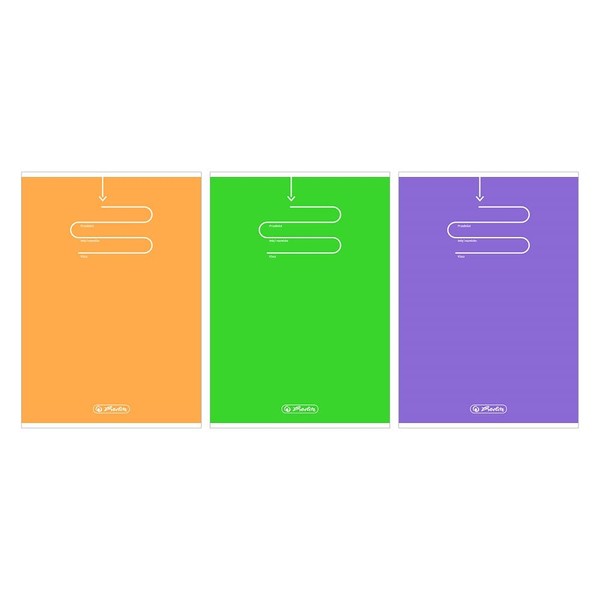 A5 Notebook, 32 Cards in Double Line, Color Blocking