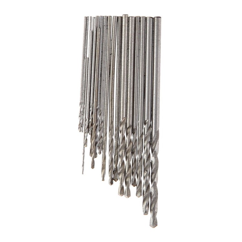 HSS Micro Drill Bits 20 piece multi pack 0.3-1.6mm