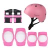 Kit De Proteccion Casco Rodilleras Coderas Muñequeras Niños
