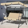 210D Ruffles Top Rain Cover Waterproof Hammock Sun Shade Cover