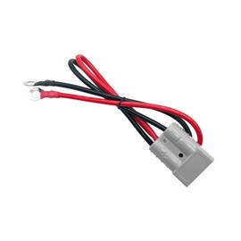 Anderson Plug Connector with Copper Ring 50A Battery Quick Connector Jumper Cable for Forklift trucks,with 10AWG 50cm Cable Towing Winch Quick Connect Cable for Straddling Auto