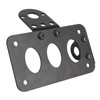 Motorcycle License Mount Plate Holder Bracket Side Mounted Tail Light