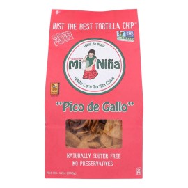 Mi Nina - Tortilla Chips Pico De Gallo 12 oz (Pack of 9)