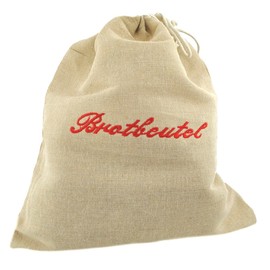 Brotbeutel aus 100% Leinen - bakterienhemmend, schmutzabweisend (1x 1 Stk.)
