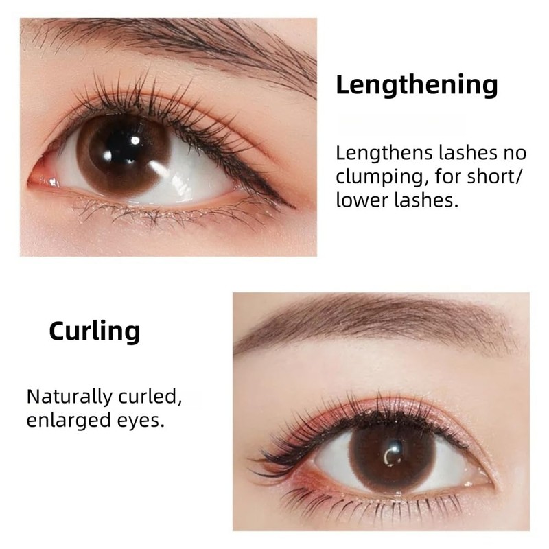 Waterproof Mascara with Precise Brush, No Flaking, No Clumping, Volume