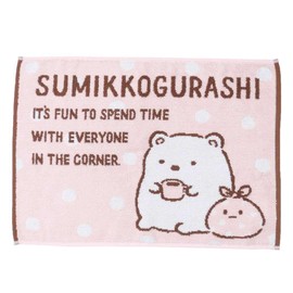 Marushin 6575035100 Bath Mat, Sumikko Gurashi Shirokuma Shirokuma Rest Towel, Approx. 17.7 x 23.6 inches (45 x 60 cm)