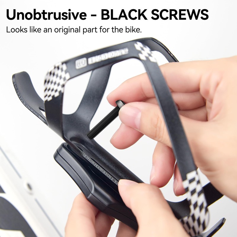 CITYWAY Waterproof AirTag Bike Mount, Hidden Under Bottle Cage |