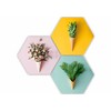 SAF Preety Floral Flower and Leaf in Cone Pot 3
