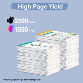 950XL 951XL Combo Pack Ink Cartridge Compatible for HP 950 950XL 951 951XL Replacement for HP OfficeJet Pro 8600 8610 8620 8100 8630 8660 8640 8615 76DW 251DW Printers Ink