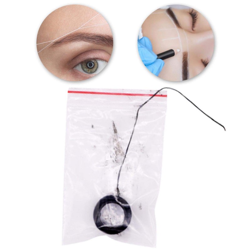 Pre-Inked Eyebrow Mapping String Effective Ink Eyebrow Thread Brow Marker