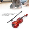 1/6 Violin Model Miniature Doll House Accessory Decoration Ornament Instrument