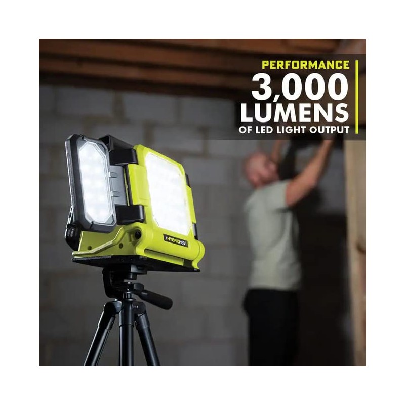 RYOBI ONE+ 18V Cordless Hybrid LED Panel Light (Tool Only)