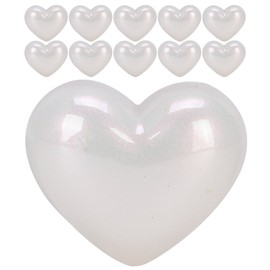 10pcs Heart Beads Imitation Pearls Beads Nail Art Decoration DIY Craft Ornament AccessoryXZ-48