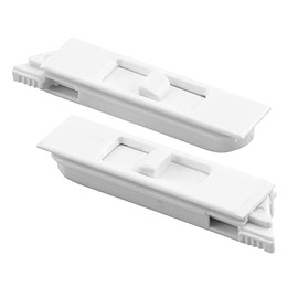 Prime-Line F 2926 Window Tilt Latch, 0.373 Plastic, Fits Altrium Windows, Euro White Color, Left and Right Hand Latches, Fasteners Not Required (1 Pair)
