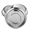Eslite 6-Piece 18/10 Stainless Steel Round Plates,Dinner Plate Dish,9-Inch