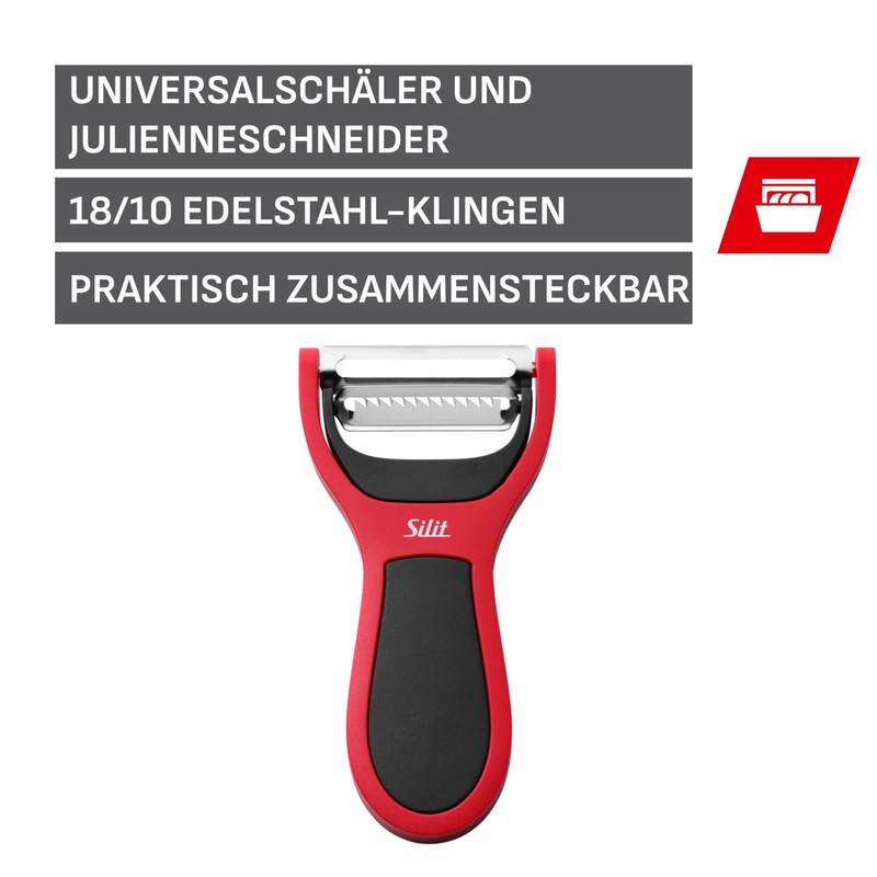 Silit 2141293132 2-in-1 Peeler