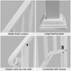 3 Step Handrails for Outdoor Steps, Wrought Iron Stair Railing