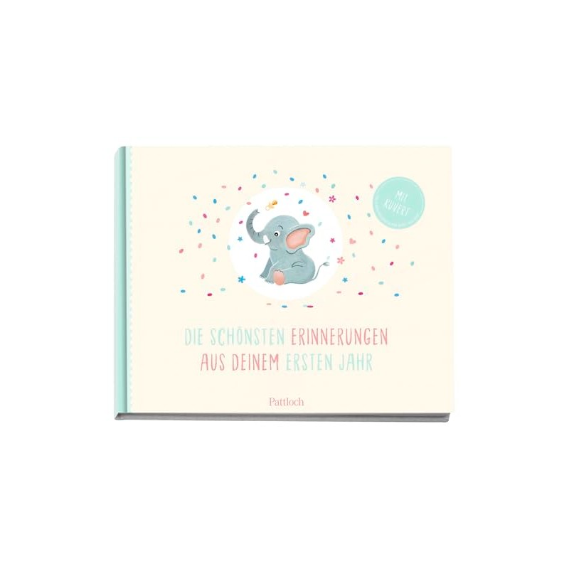 Die schönsten Erinnerungen aus deinem ersten Jahr: Baby-Album. Mit Kuvert.