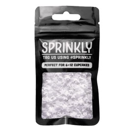 SPRINKLY - Matt Stars - White - 25g