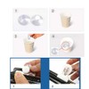1PCS Temporary Blind Shade with Suction Cups Portable Window Cover