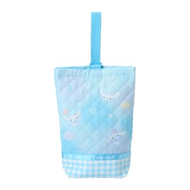 Sanrio 113972 Quilted Shoe Bag, Cinnamoroll, Children, Footwear, Name Space Included