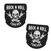 Biomar Labs 2 x Vinyl Sticker Skull Heavy Metal Rock