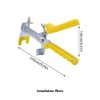 Tile Leveling System, Wall Tile Leveling Tool, 100PCS Resuable Wedges