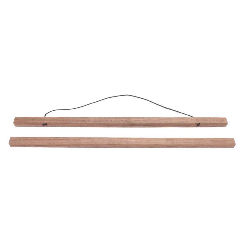 Magnetic Poster Frame Hanger DIY Reusable Black Walnut Magnet Poster