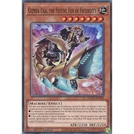 Gizmek Uka, The Festive Fox of Fecundity - EGO1-EN020 - Common - 1st Edition