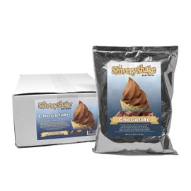 Shivery Shake Soft Serve Ice Cream Mix, 3 x 3.2 lb case, Chocolate