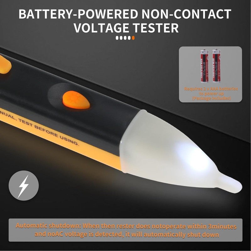 2 Pcs Electric Tester Pen, Voltage Pen, Voltage Tester Pen